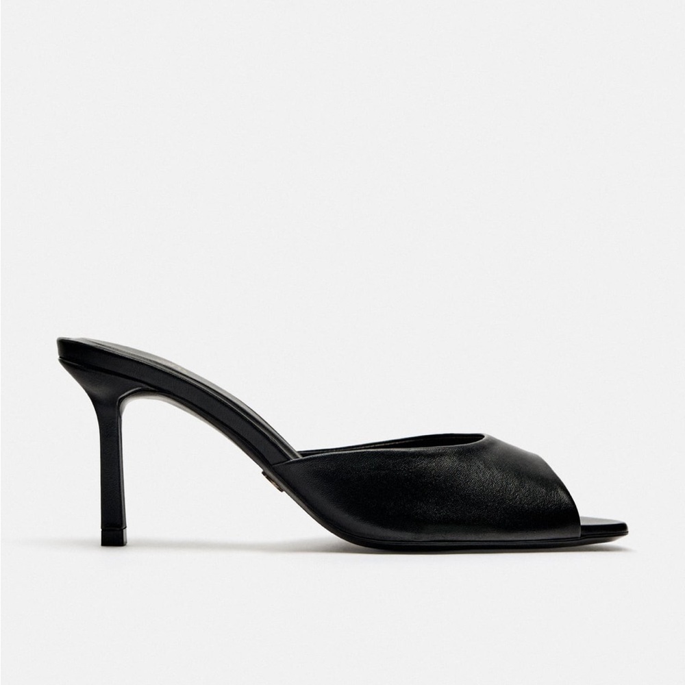 Zara’s mules- 100% leather NWTs